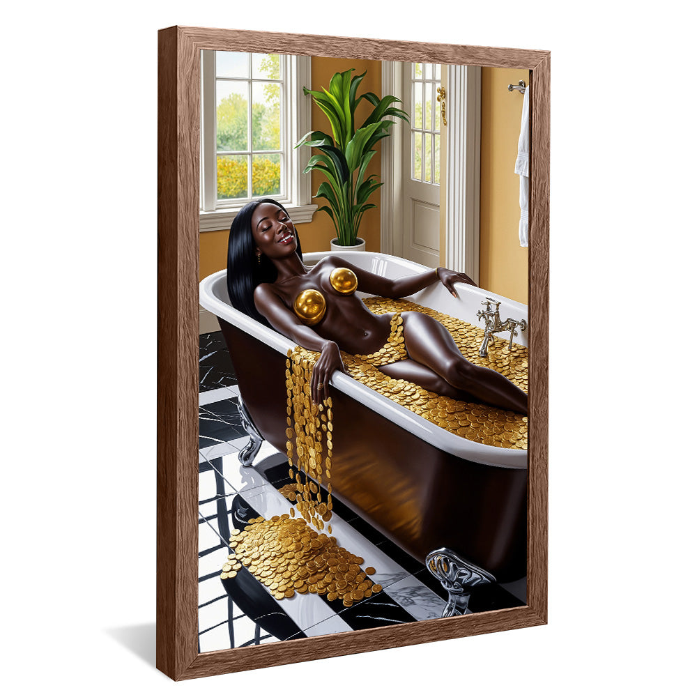Lady of Gold V2474 Canvas
