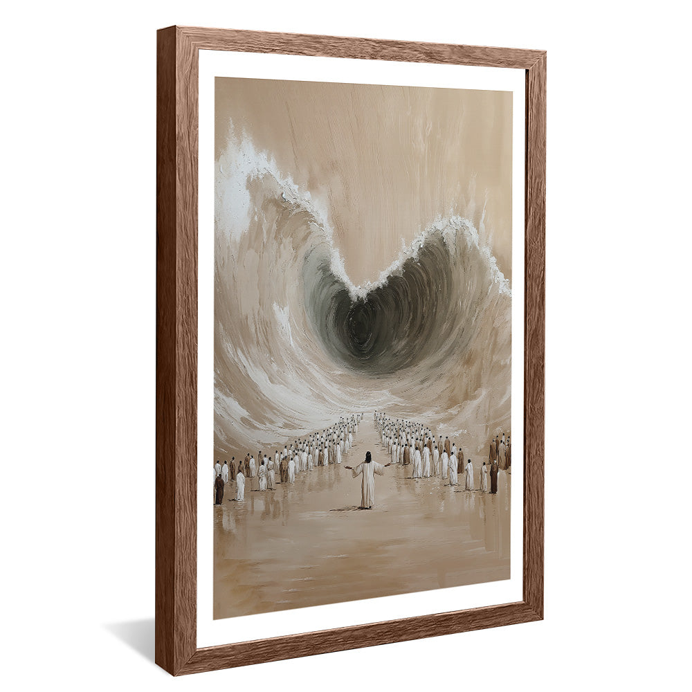 Painting of Moses Parting the Red Sea V2479 Canvas