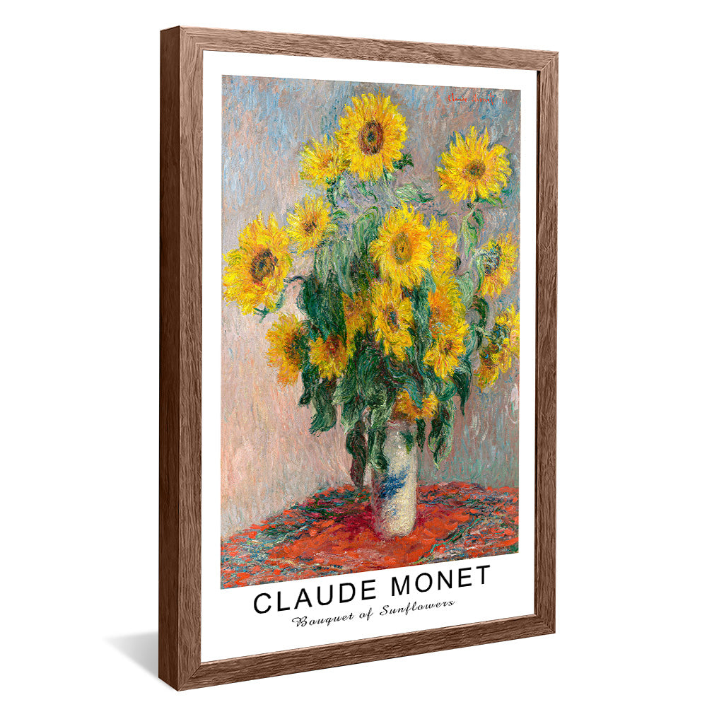 Claude Monet Bouquet of Sunflowers V2465 Canvas