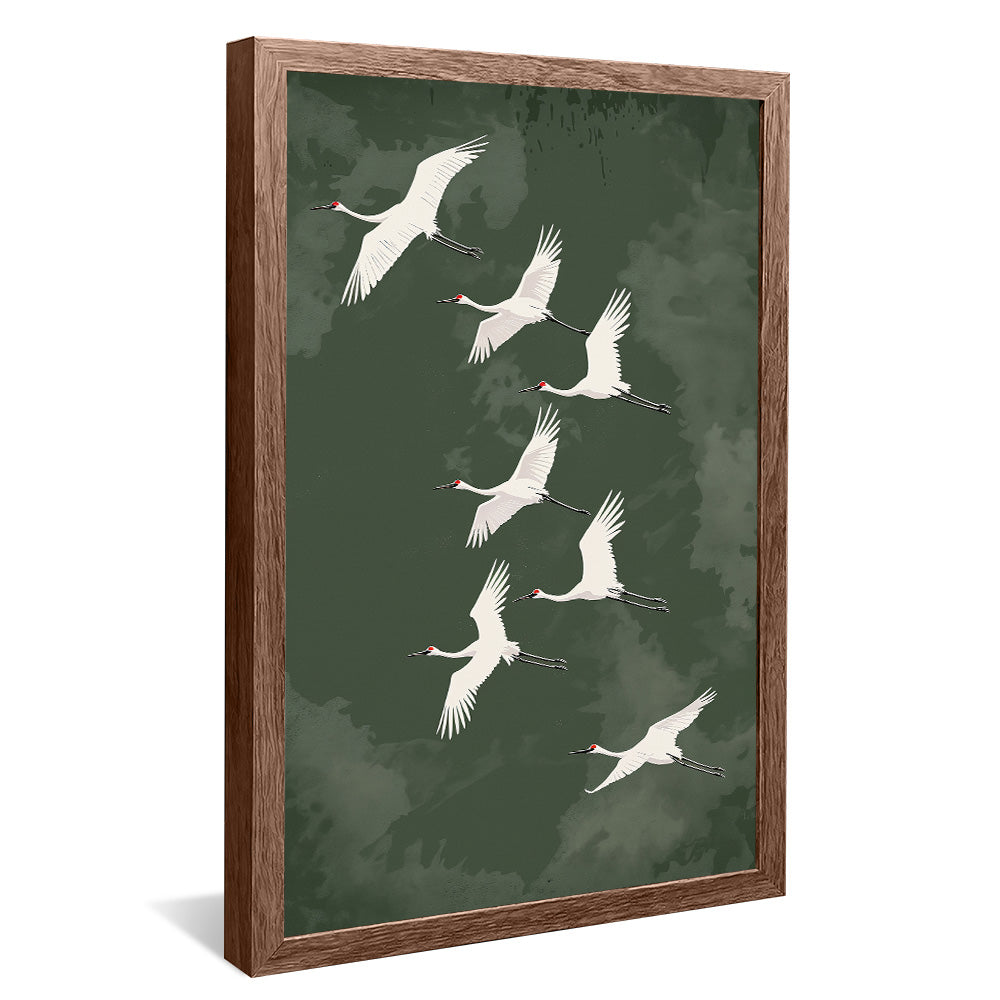 Seagulls in Flight V2482 Canvas