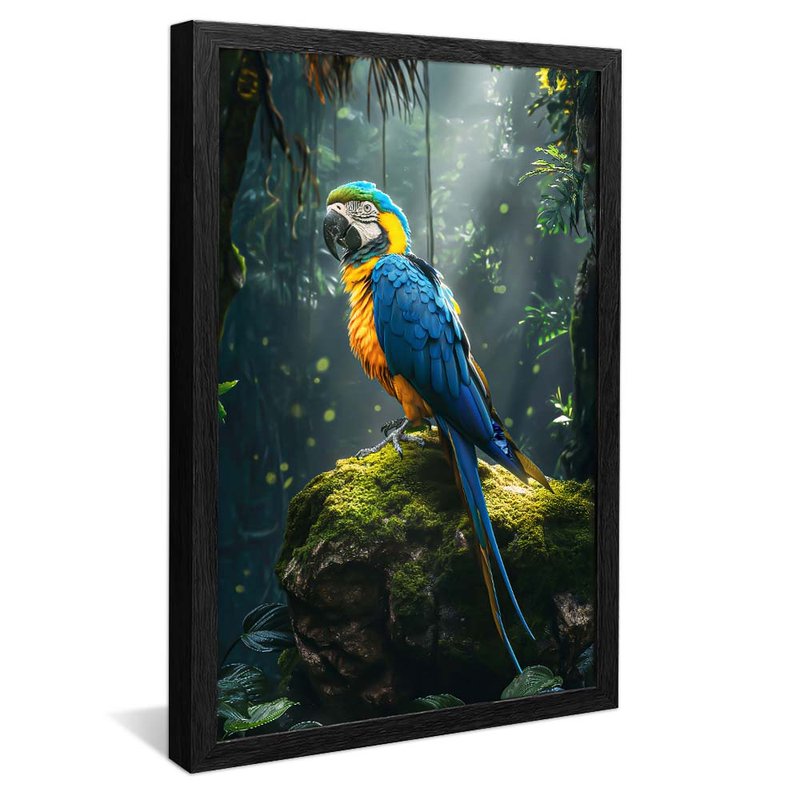 Macaw in Forest V1783 Canvas