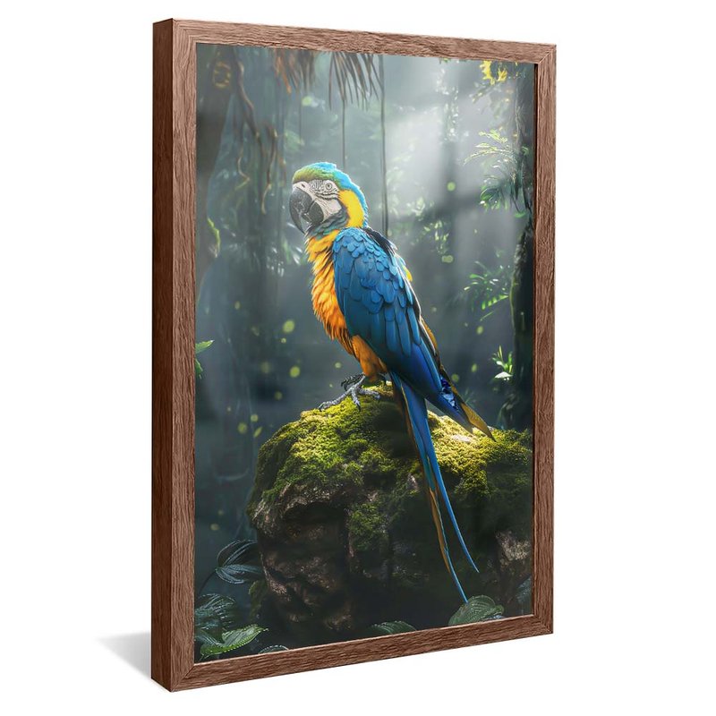Macaw in Forest V1783 Canvas