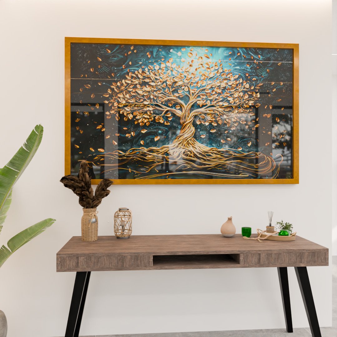 Magnificent Gold Tree V2098 Canvas