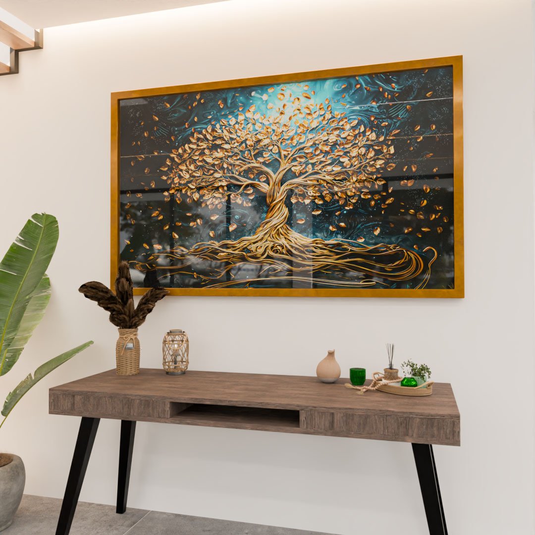 Magnificent Gold Tree V2098 Canvas