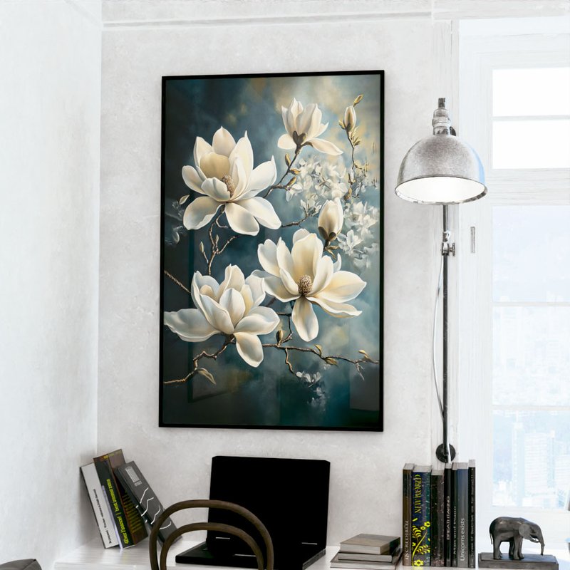 Magnolias to the Moonlight V2034 Canvas