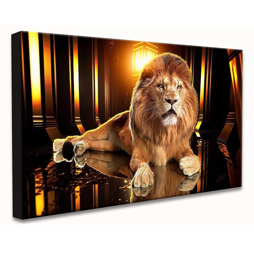 Majestic Lion Canvas V1016