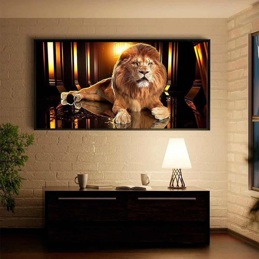 Majestic Lion Canvas V1016