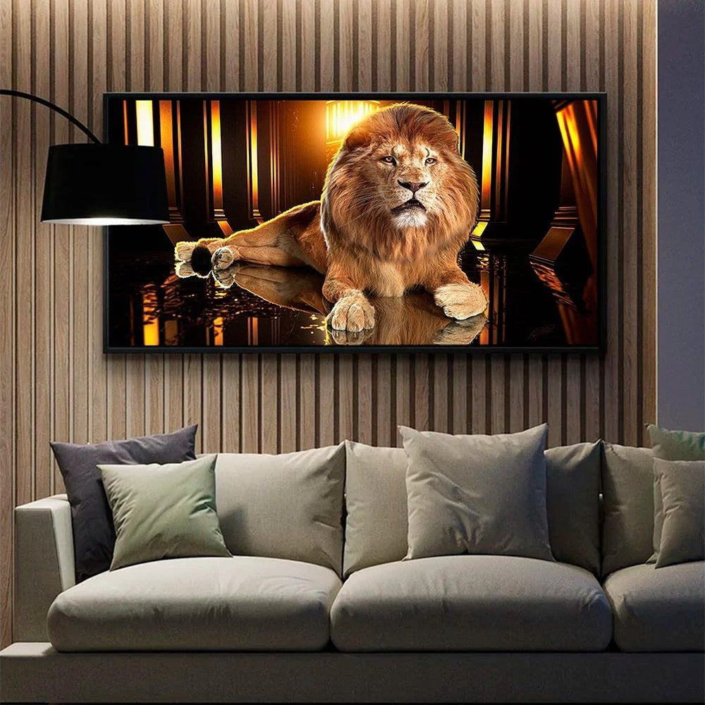 Majestic Lion Canvas V1016