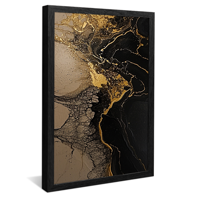 Marble Golden Veins V1106 Canvas