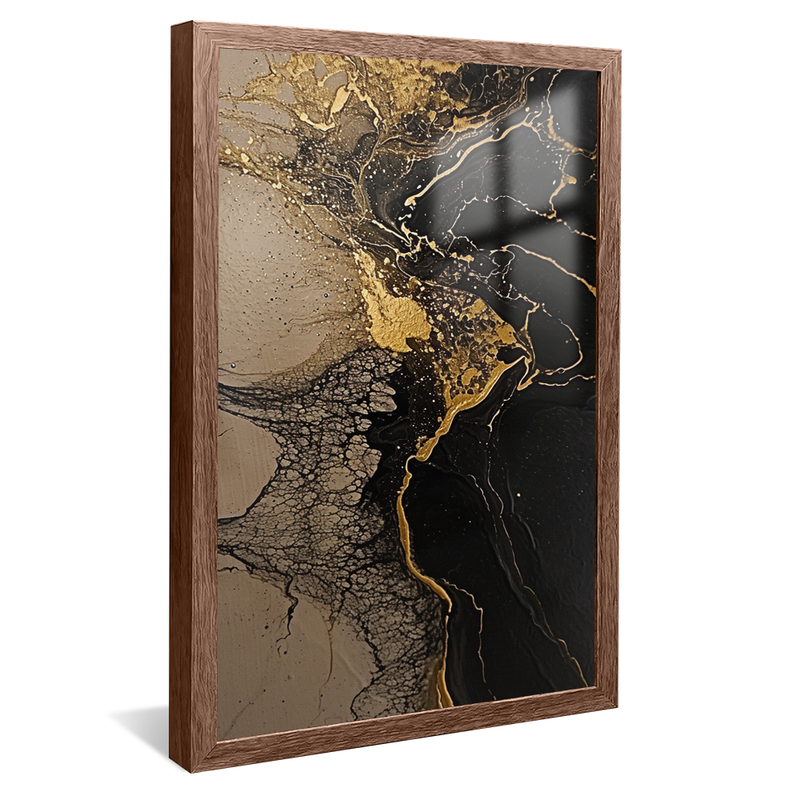 Marble Golden Veins V1106 Canvas