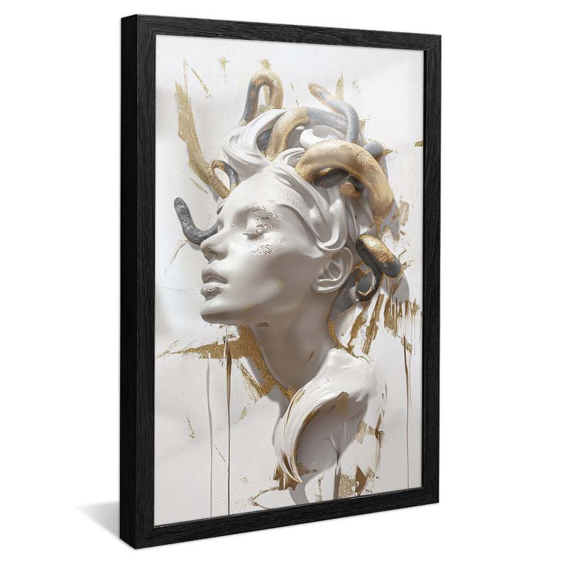 Medusa in Plaster and Gold R1979 Canvas