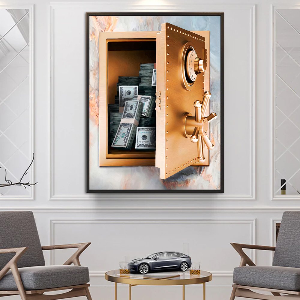 Million Dollar Safe Canvas