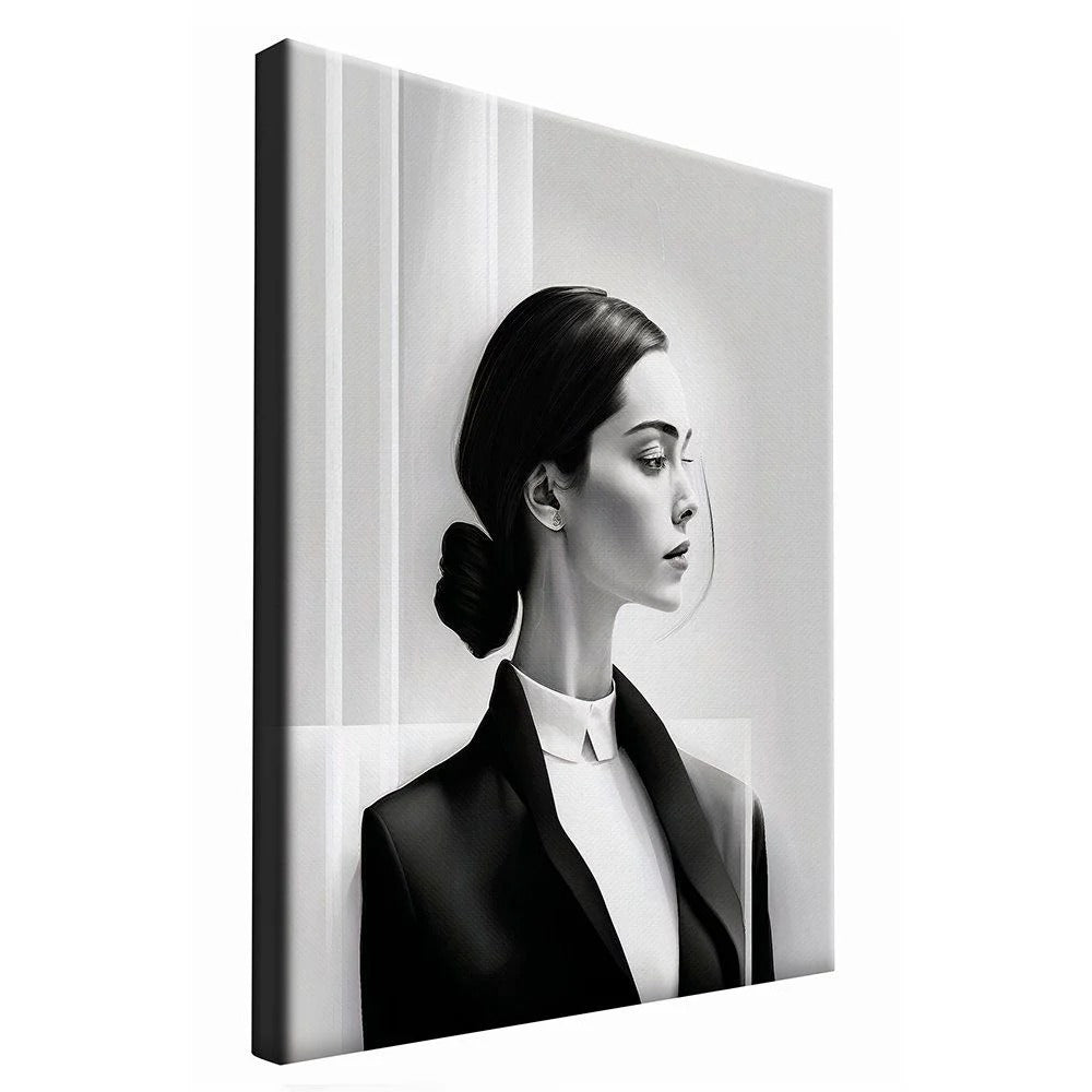 Minimalist Art Woman Canvas