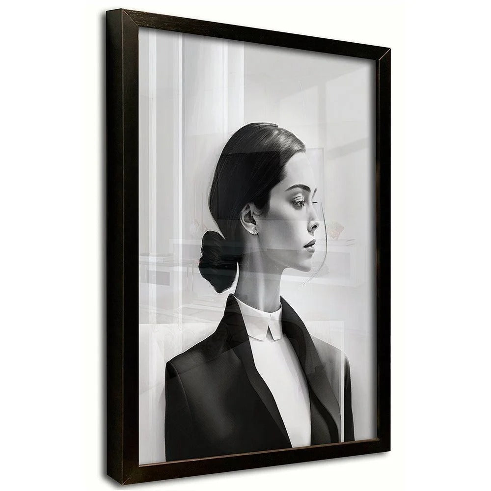 Minimalist Art Woman Canvas