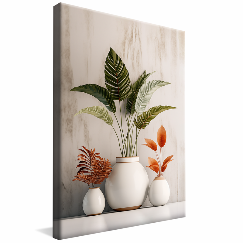 1 Piece Minimalist Decorative Plants V837 Canvas