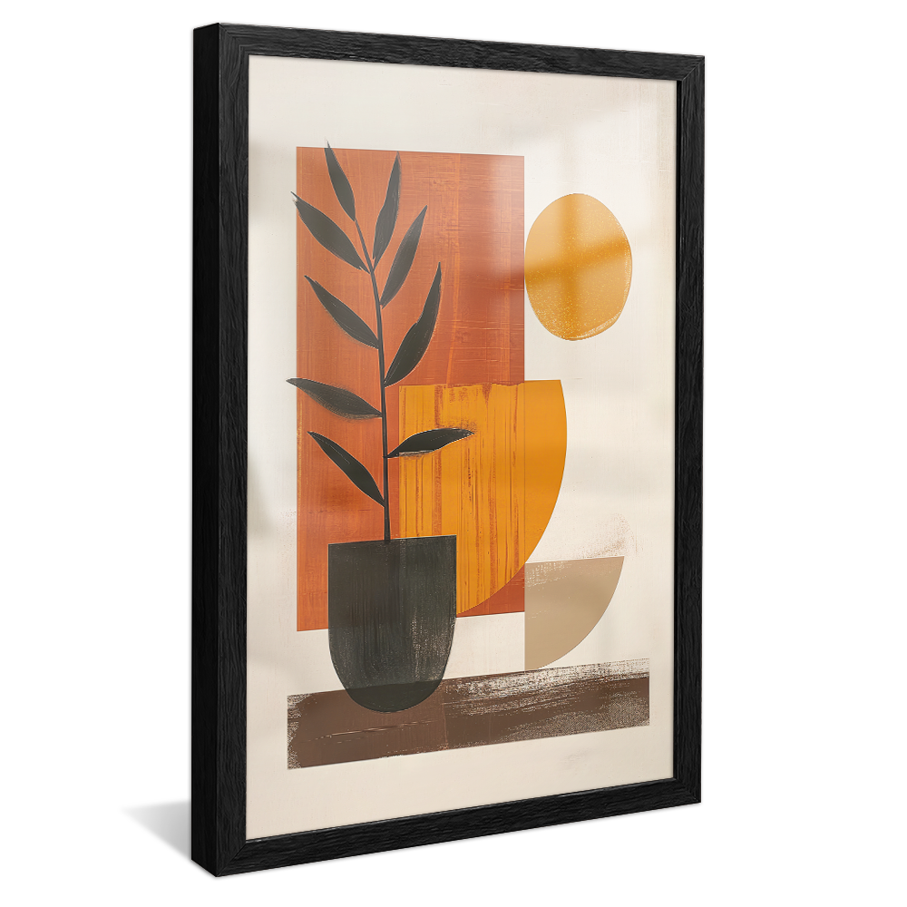 Minimalist Painting Vase V1212 Canvas