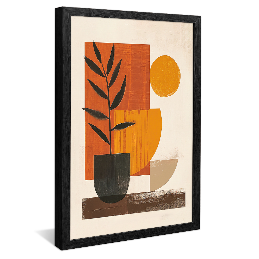 Minimalist Painting Vase V1212 Canvas
