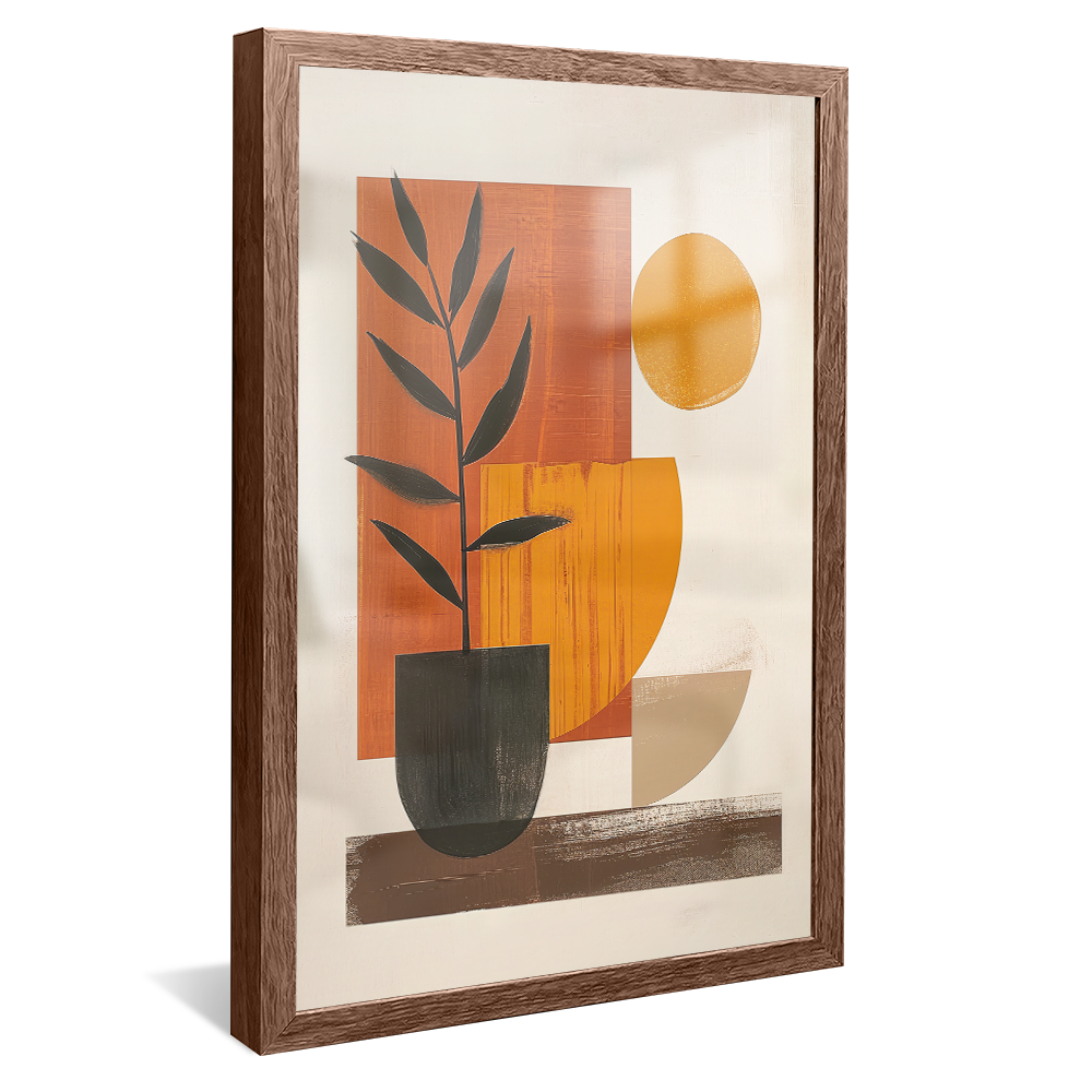 Minimalist Painting Vase V1212 Canvas