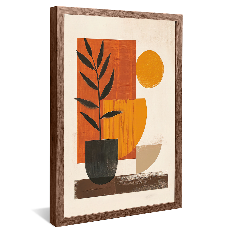 Minimalist Painting Vase V1212 Canvas