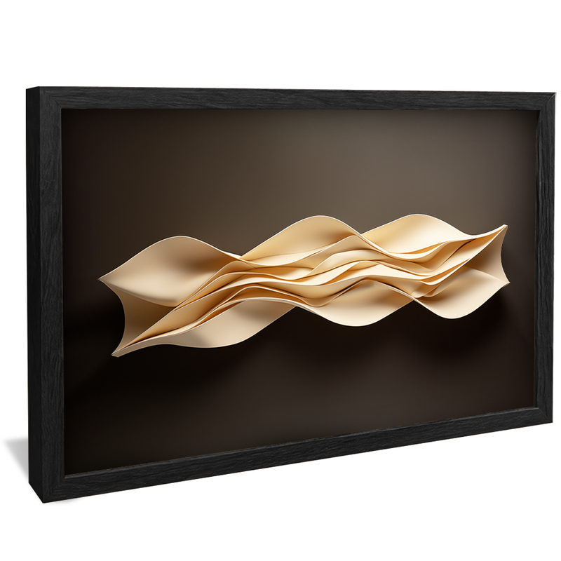 Minimalist Sculpture Folds V968 Canvas