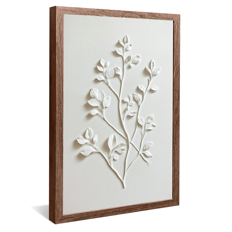 1 Piece Minimalist White Tree V1251 Canvas