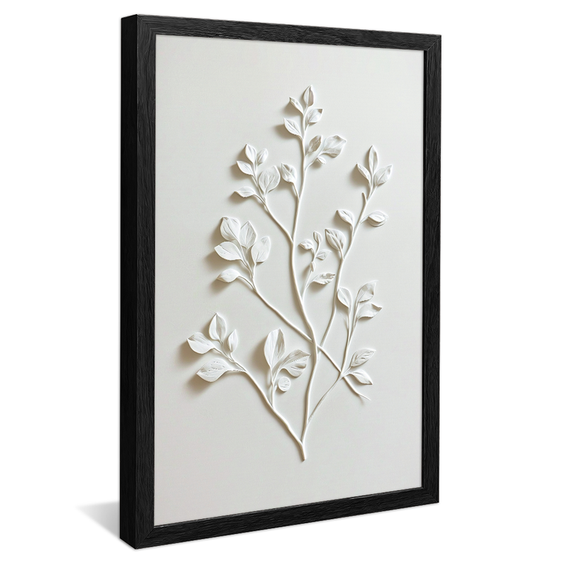 1 Piece Minimalist White Tree V1251 Canvas