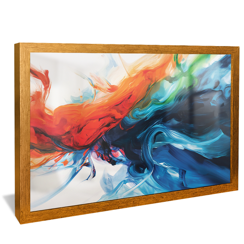 Mixture of Hot and Cold Tones V1360 Canvas