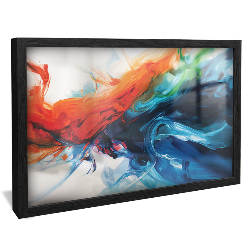 Mixture of Hot and Cold Tones V1360 Canvas