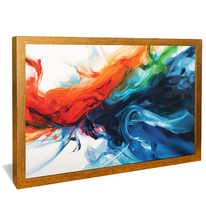 Mixture of Hot and Cold Tones V1360 Canvas