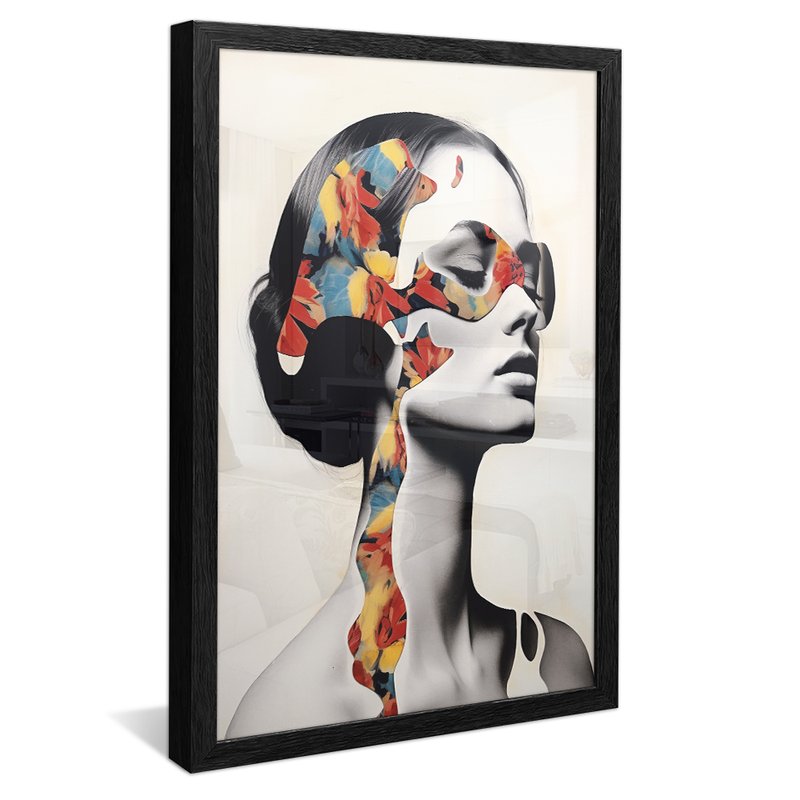 Modern Collab Woman Art Canvas