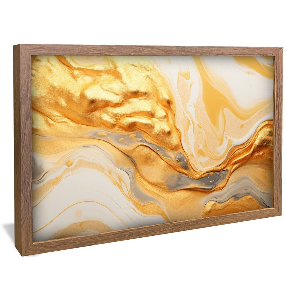 Molten gold Canvas