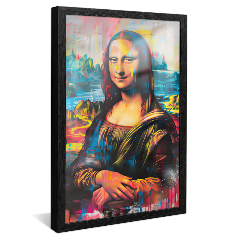 Mona Lisa Street Art V1305 Canvas