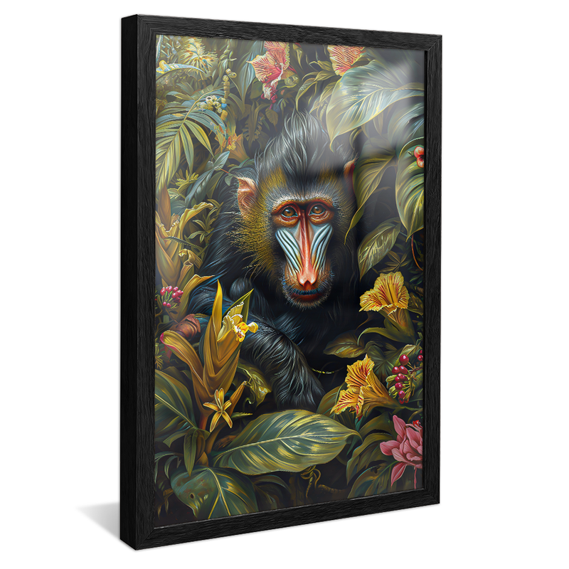 1 Piece Monkey in the Exotic Forest V1211 Canvas