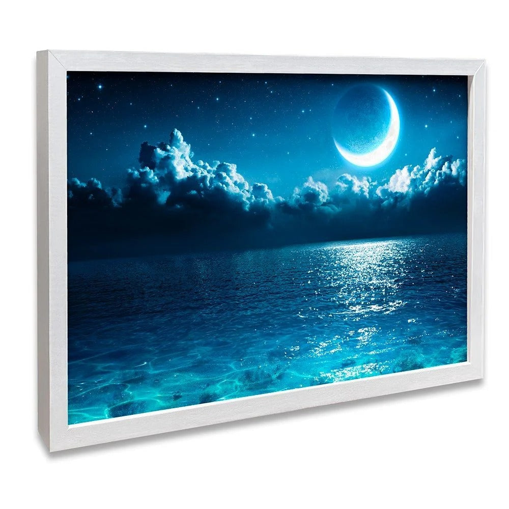 Moonlight on the Sea Canvas