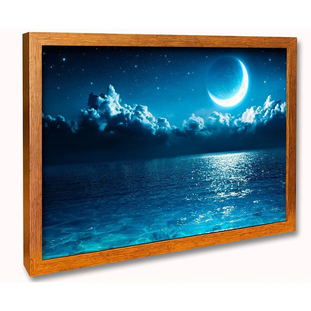 Moonlight on the Sea Canvas