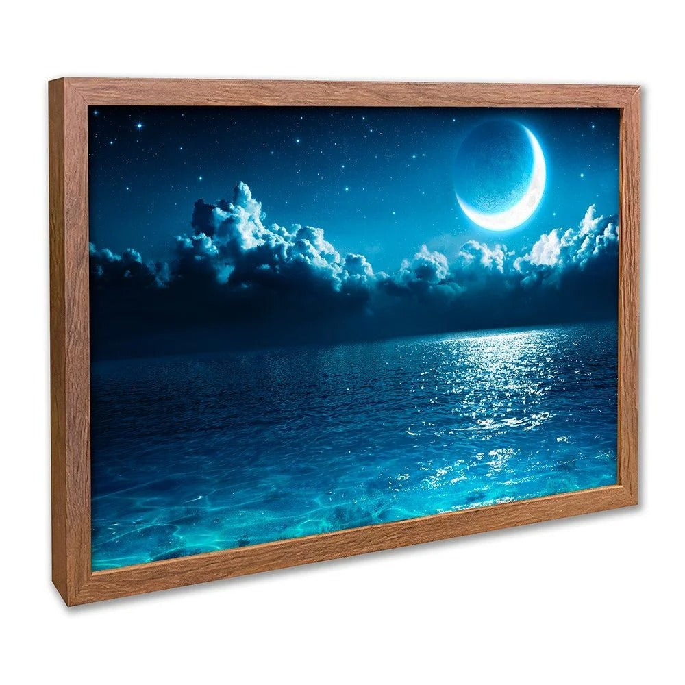 Moonlight on the Sea Canvas