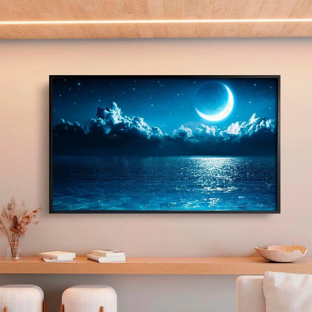 Moonlight on the Sea Canvas