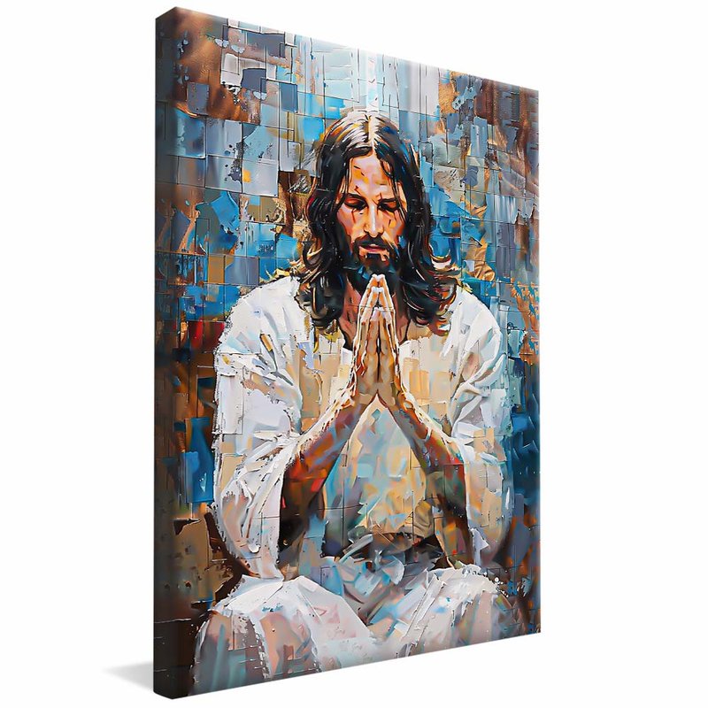 Mosaic Jesus V1842 Canvas