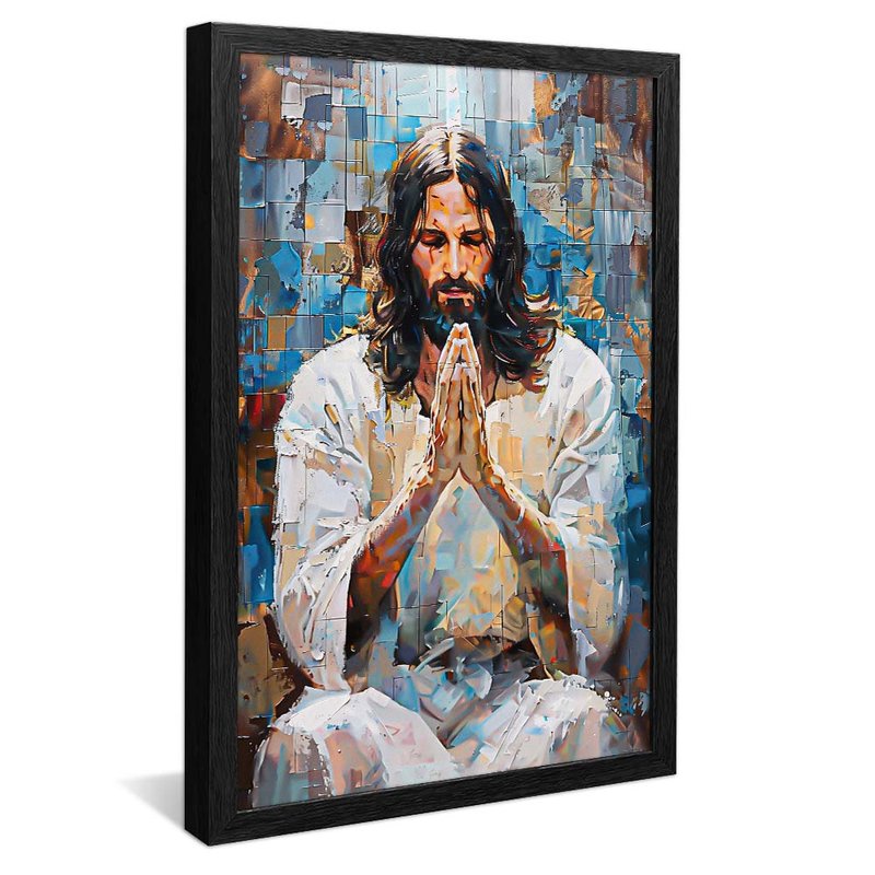 Mosaic Jesus V1842 Canvas