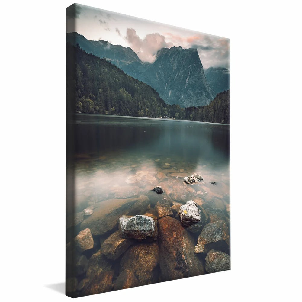 Mountain and Lake Canvas V1268