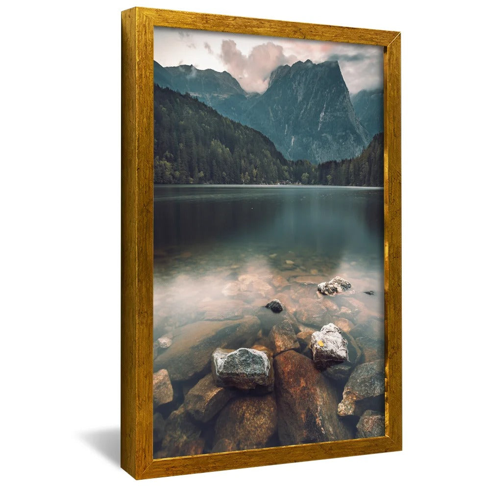 Mountain and Lake Canvas V1268