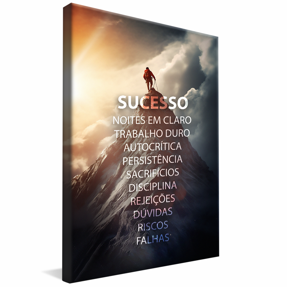 Mountain for Success V77 Canvas