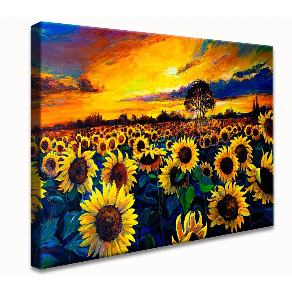 Multiple Sunflowers Canvas