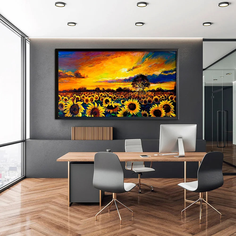 Multiple Sunflowers Canvas