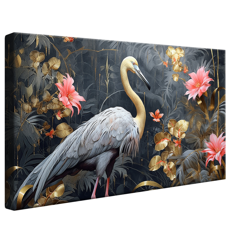 1 Piece Nature and Gold V809 Canvas