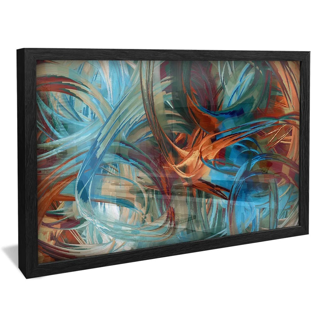 New Abstract Color Explosion Canvas