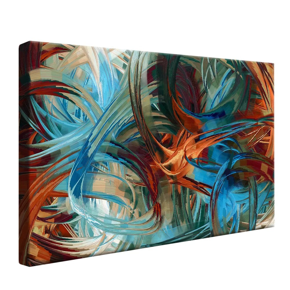 New Abstract Color Explosion Canvas