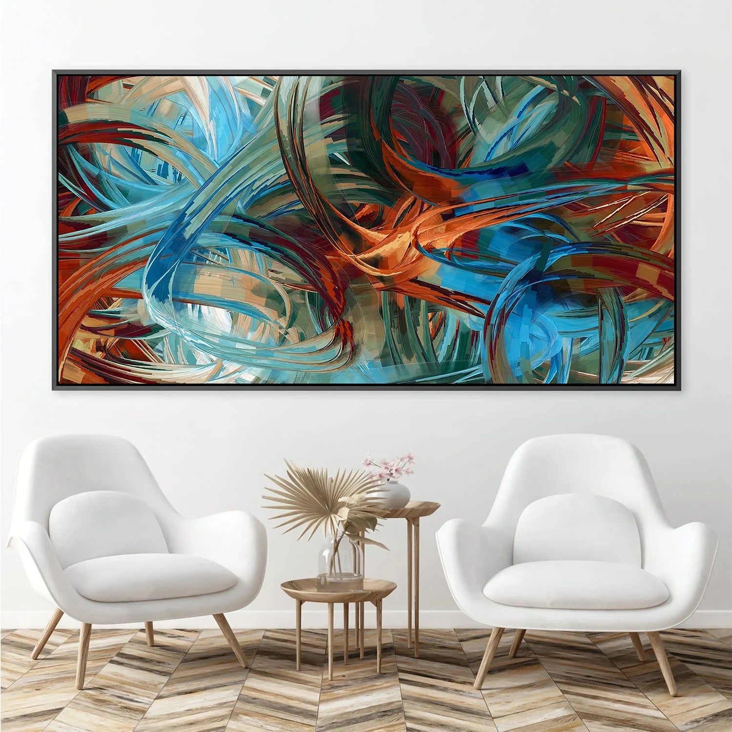 New Abstract Color Explosion Canvas