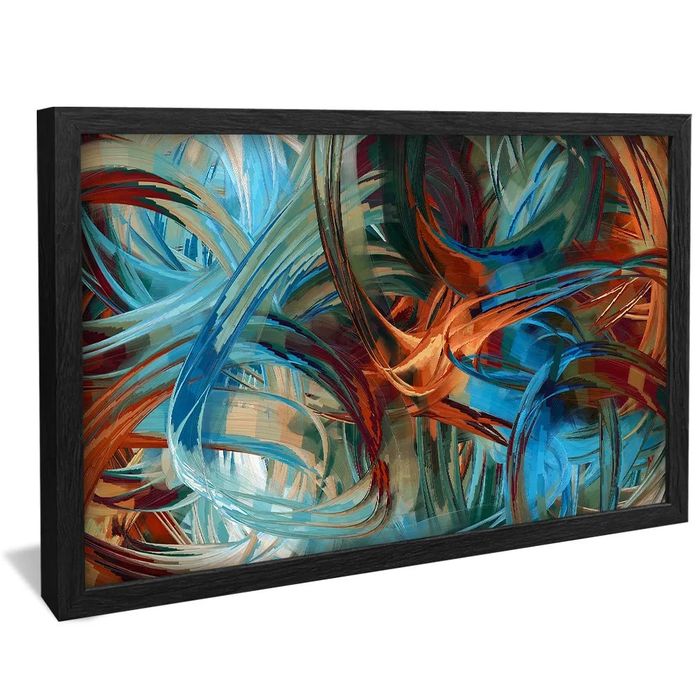 New Abstract Color Explosion Canvas