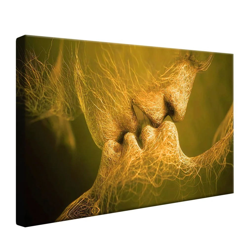 New Couple Roots Gold Canvas